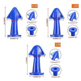 3PCS Caulk Nozzle Applicator Silicone Caulking Tools Kit, Sealant Nozzle Caulking Epoxy Piston Nozzle Accessories - NTKSTORE